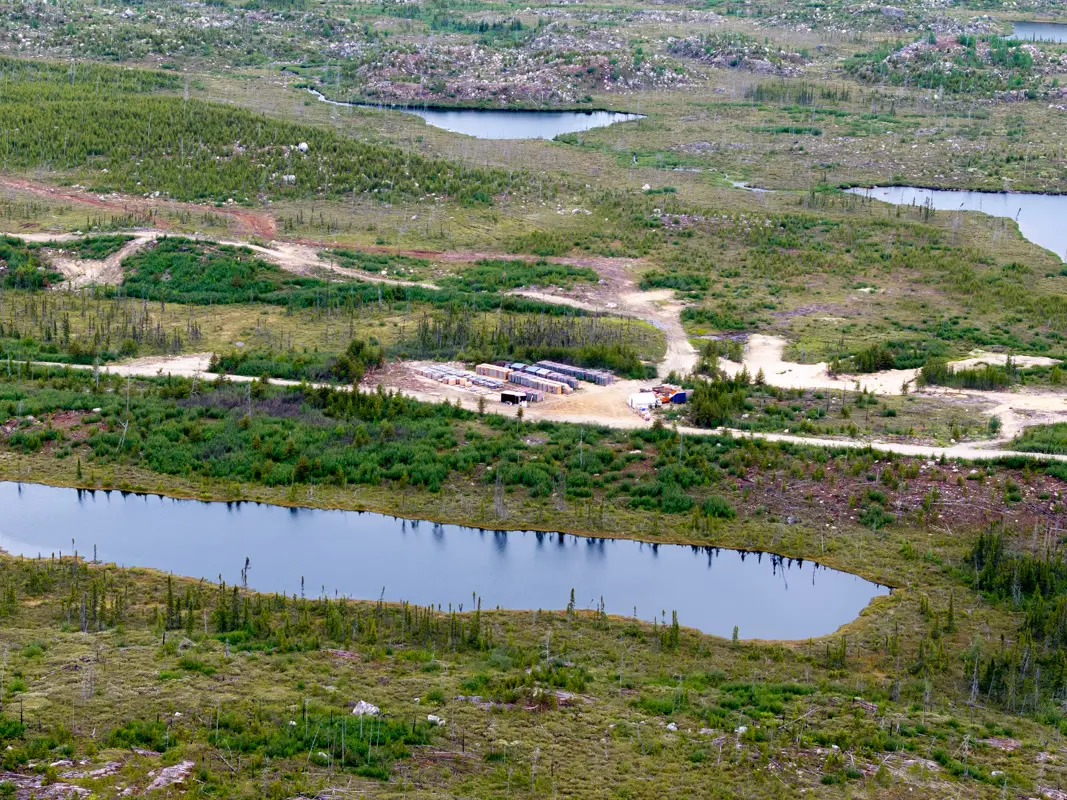 Core storage at the NISK camp